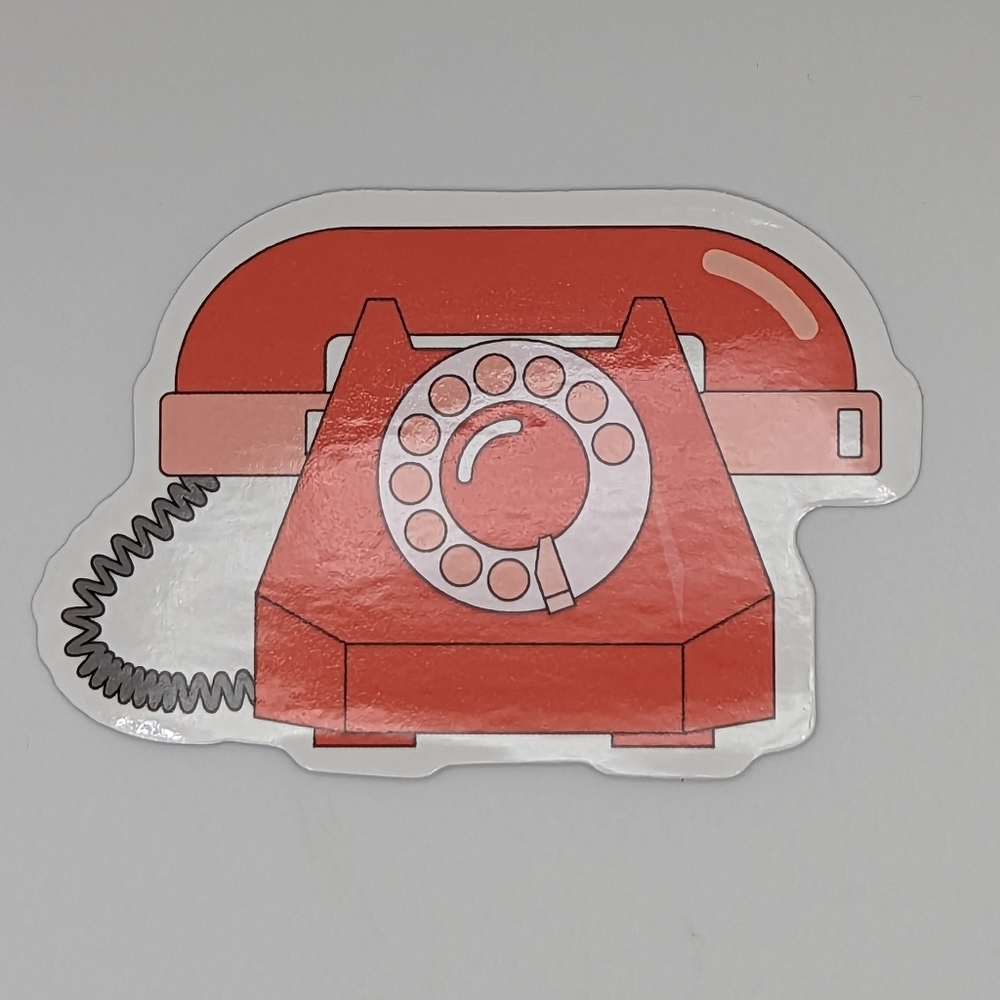 Telephone Sticker - Picture 1 of 2